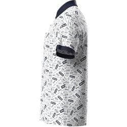 【夏物セール】PING ゴルフ メンズ 25SS 総柄プリント半袖ポロシャツ