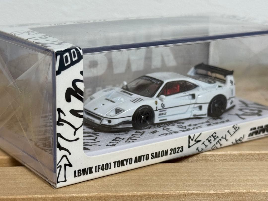 ミニカー INNO64 1/64 LBWK F40 TOKYO AUTOSALON2023