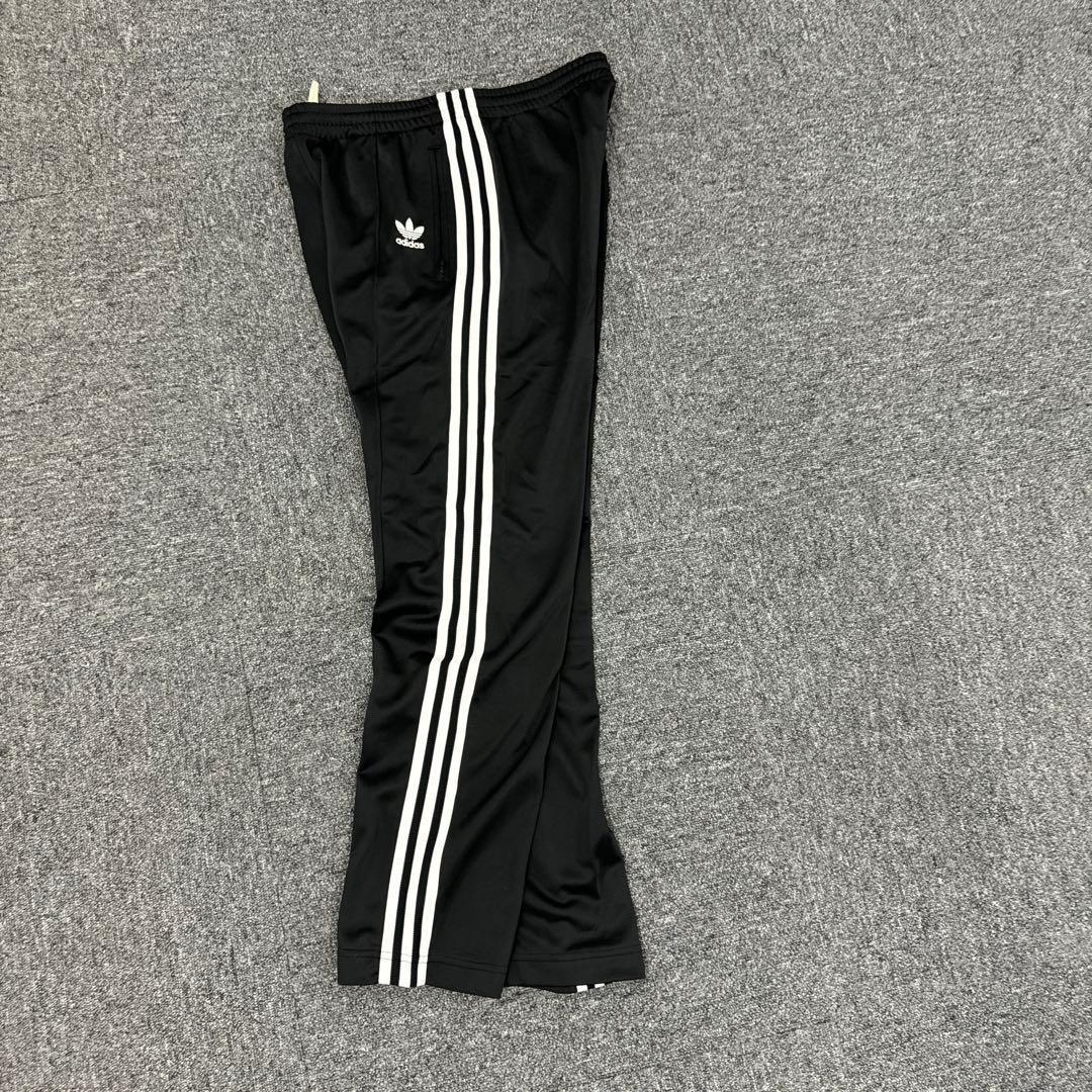 【新品】adidas トラックパンツ 黒 O(XL) BEAMS ストレート