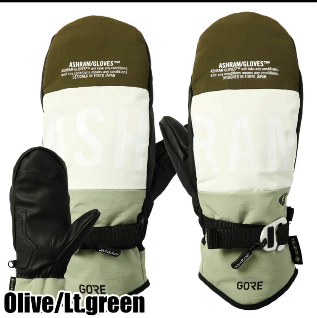【新品】ASHRAM グローブ Olive/green Mサイズ