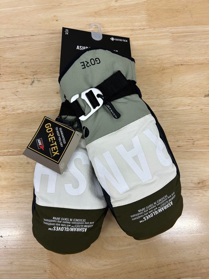 【新品】ASHRAM グローブ Olive/green Mサイズ