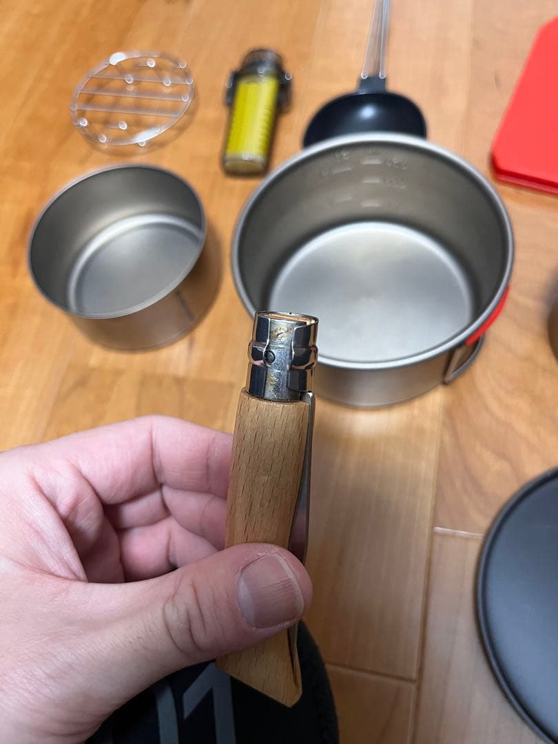 ア*ン様 エバニュー MSR peak オピネル 水蒸気炊飯　登山クッカ