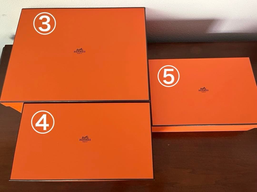 HERMES エルメス　空箱　大・中・小12点 / 紙袋　中5点小5点　計22点