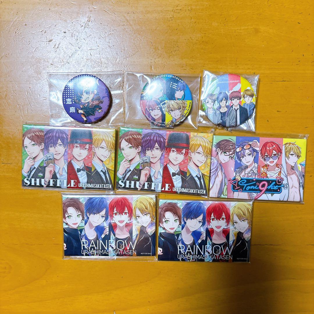 浦島坂田船 センラ 等身 ホロ 花魁 缶バッジ ハロパ 夏ツ 2018