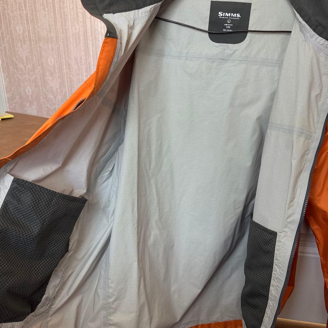 simms ジャケット　オレンジLサイズ