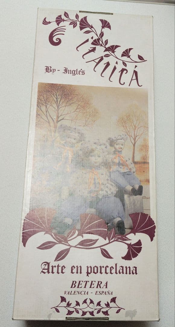 ビスクドール　 クリスマスドール　　アンティークドール　箱入り