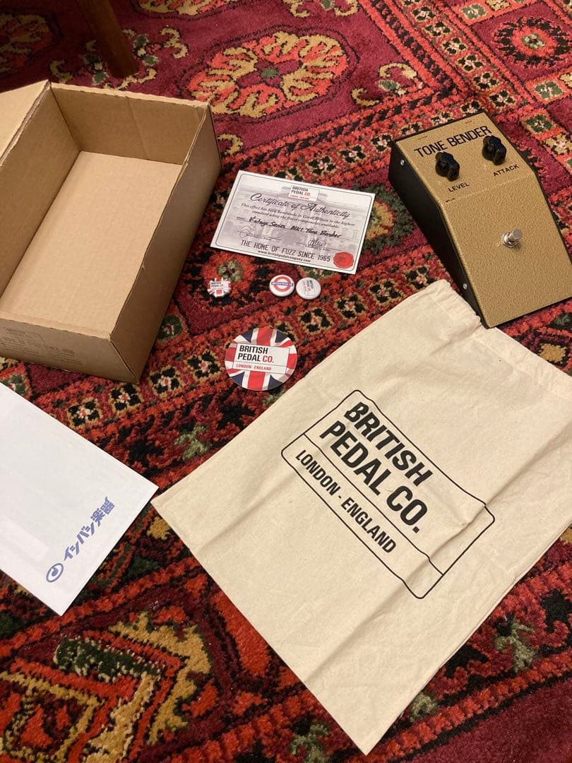 TheBritishPedalCompany Tonebender Mk1 後期