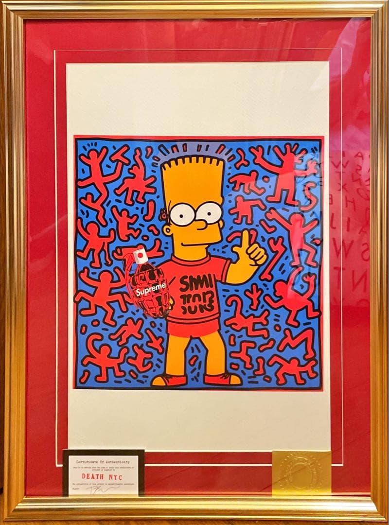 額込 世界限定100枚DEATH NYC アートポスター 現代アート 15