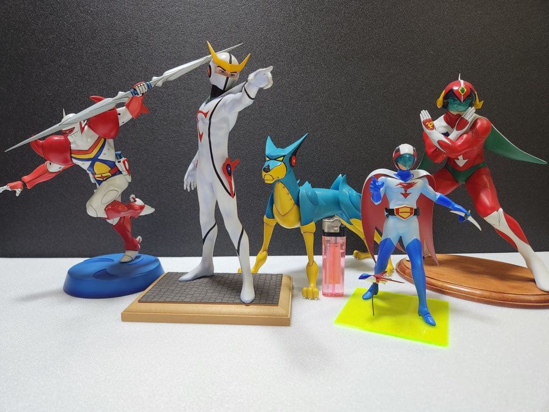 【遂に出品！究極のプロ完成品No8】新造人間キャシャーン&フレンダーレジンキット