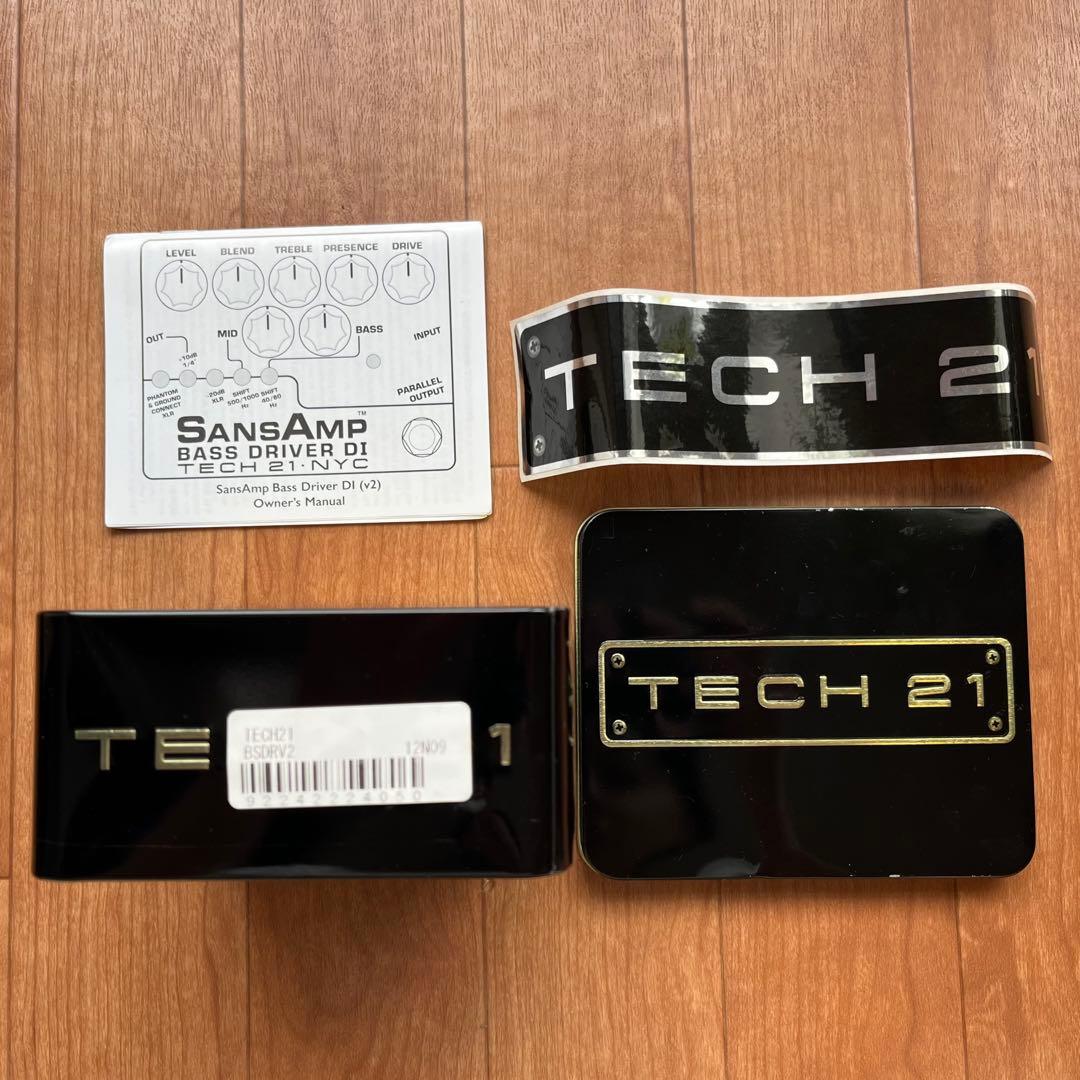 Tech21 SANSAMP BASS D DI V2 テック21