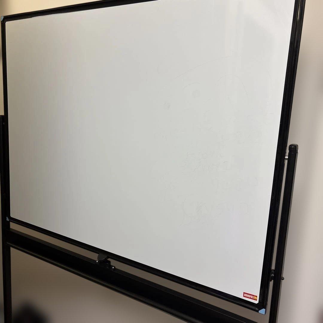 幅1200×高さ900mm ホワイトボード キャスター付き