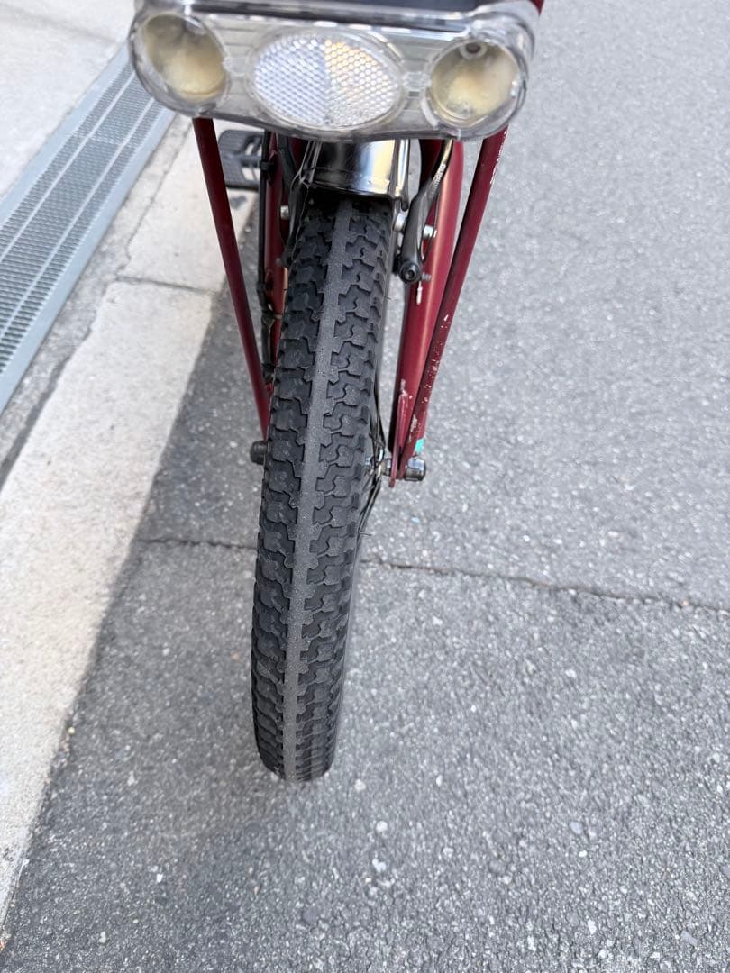 子供乗せ　パナソニック 電動アシスト自転車 赤 チャイルドシート付き