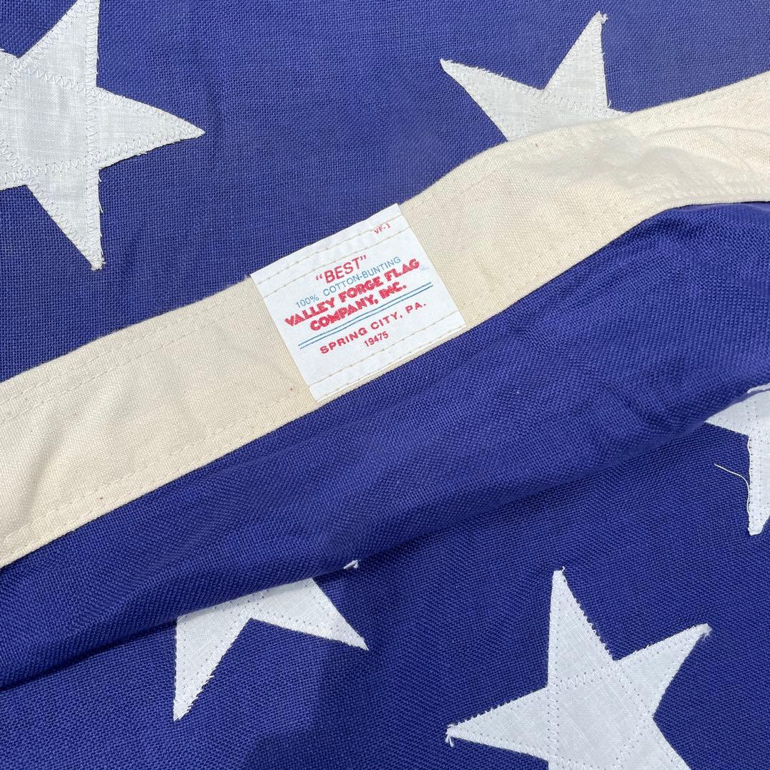 貴重！特大BIG アメリカヴィンテージ星条旗フラッグ　USA製アンティーク雑貨