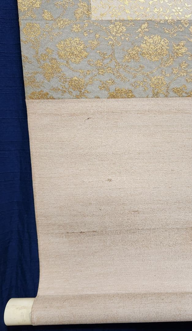 【ダリア図】川手青郷 2693 共箱 掛け軸 肉筆 夏～秋