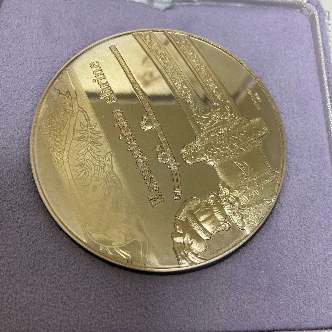 造製局　国宝章牌　春日大社　純銀メダル