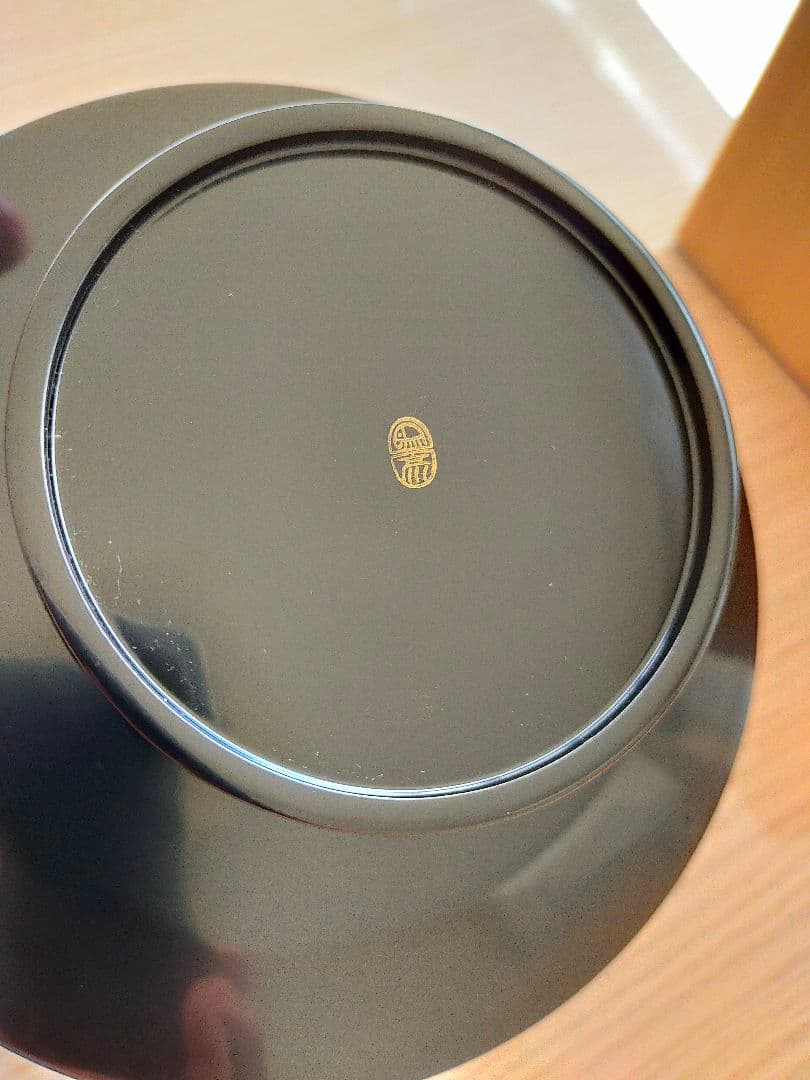 象彦　春陽　金彩漆塗り　高坏干菓子盆