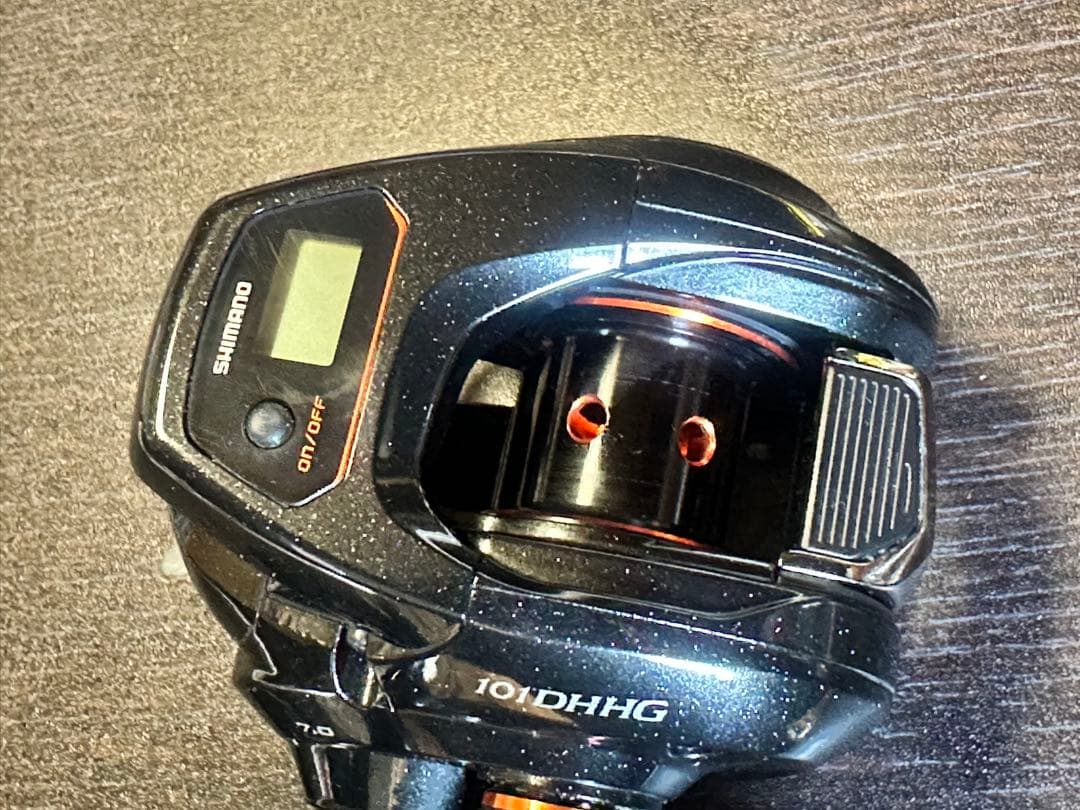 シマノ バルケッタ101DHHGベイトリール デジタル表示イカメタル　タイラバ