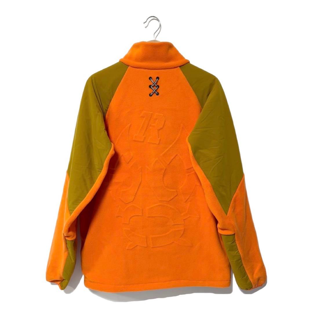 新品 ラッセルノ ゴルフ マイクロ フリース ブルゾン オレンジ XL 6