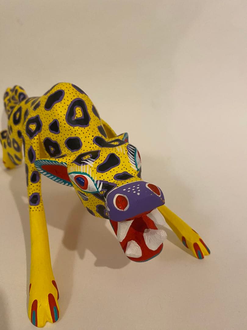 大サイズ！ メキシコ工芸品　メキシカンクラフトアート　木彫り人形　置き物