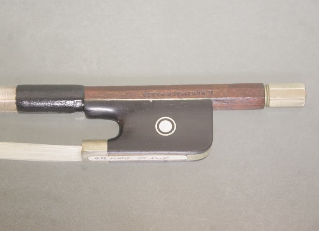 ヴァイオリン用オールドフレンチBOW 60.13g良質ペルナンブーコ 鑑定書付き