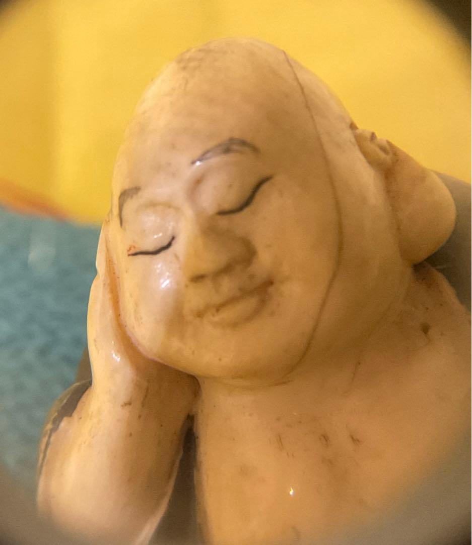 値下げ　骨董　布袋様　置物