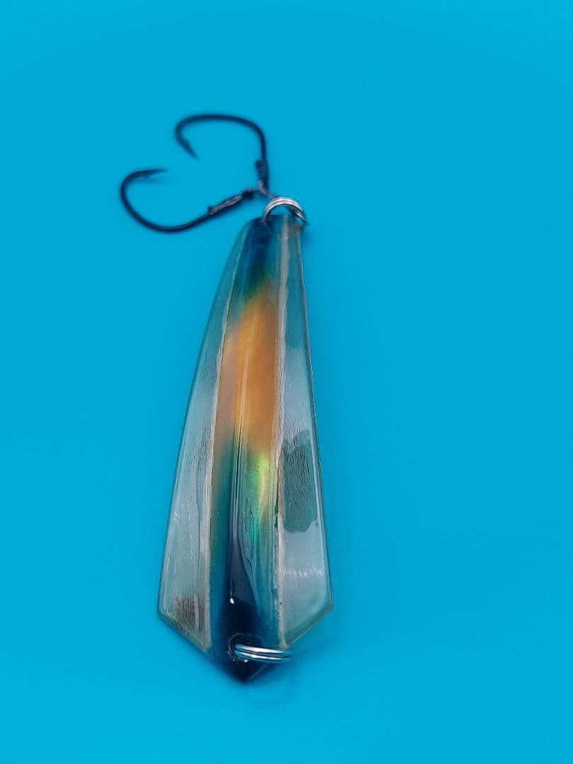 三山工房オリジナルハンドメイドルアー VFウイング極み 牛角+夜光貝