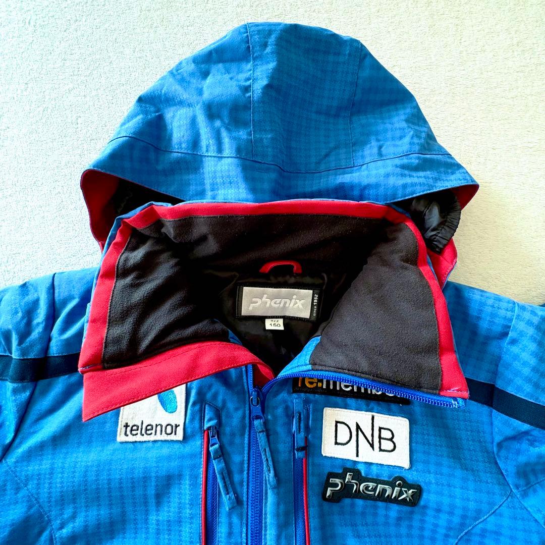 150 phenix スキー　ブルー　ネイビー　スノーウェア　スキーウェア 上下
