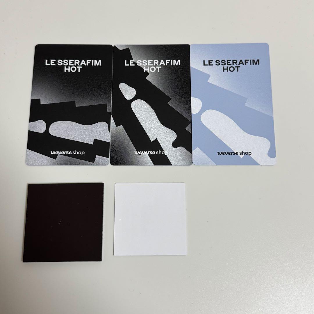 LE SSERAFIM ルセラ HOT weverse 特典 トレカ ウンチェ