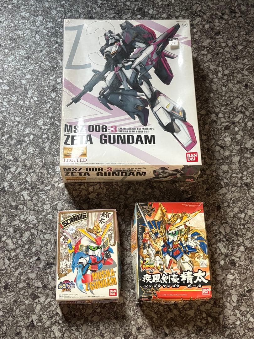 Zeta Gundam MSZ-006-3 & 疾風剣豪 精太 セット
