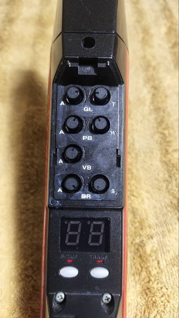 ★値下げしました★AKAI EWI4000s　宮崎さん音源内蔵　自作カラーレッド