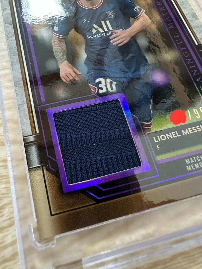 Match-Usedメモラ メッシ ジャージーカード