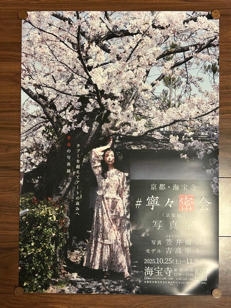 ★吉高寧々　京都・海宝寺　ポスター