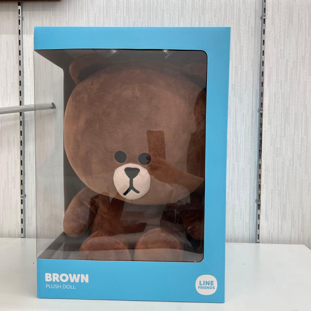 ブラウン　ぬいぐるみ　LINE