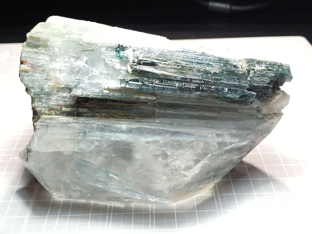 インディゴライト　トルマリン　水晶 原石　鉱物標本