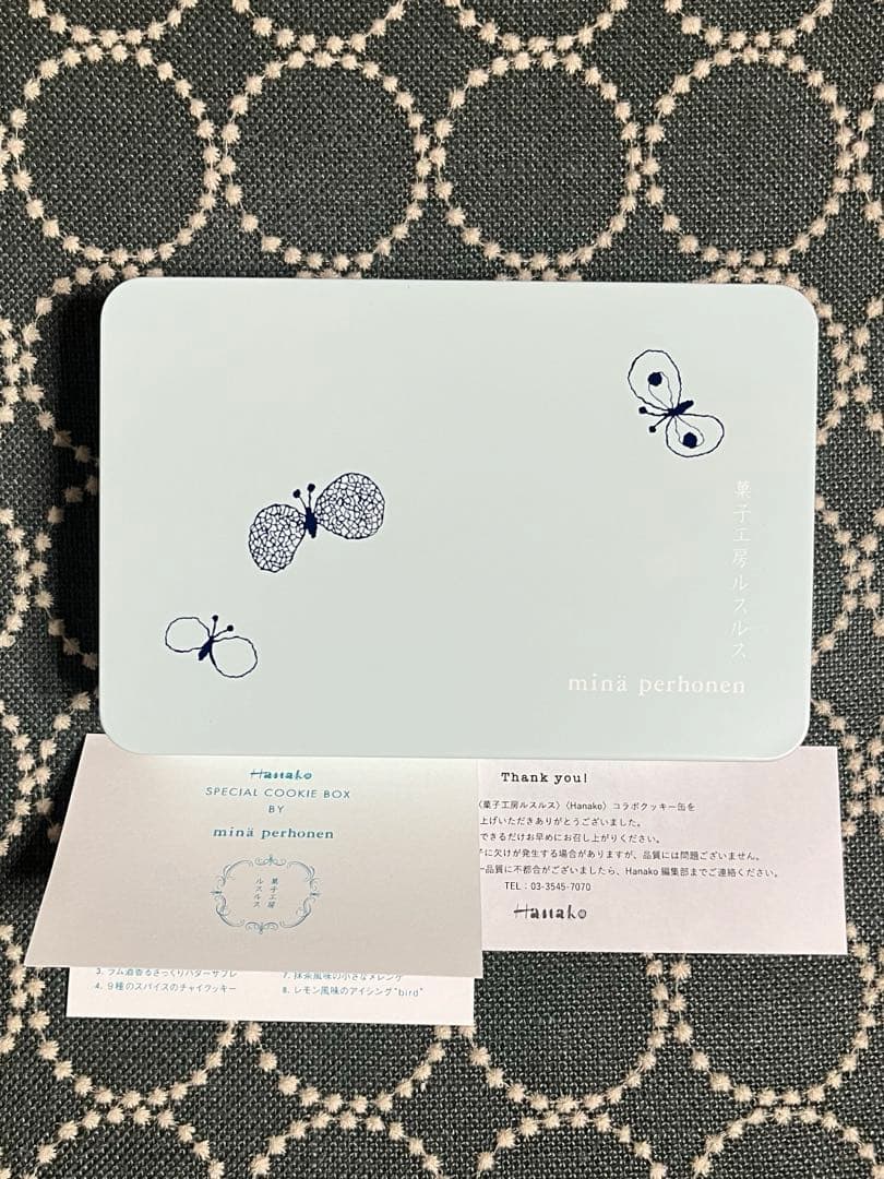 ミナペルホネン　クッキー缶