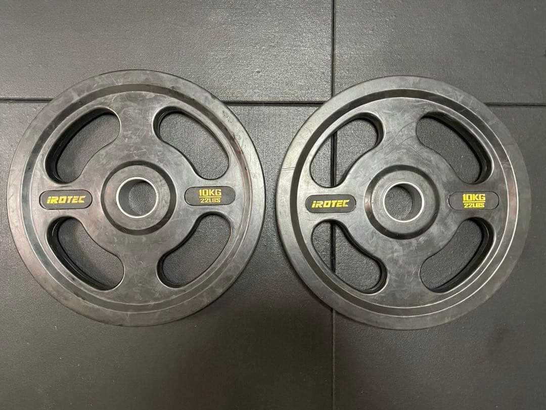 【出品②】IROTECオリンピックプレートオールラバー仕様穴径51mm