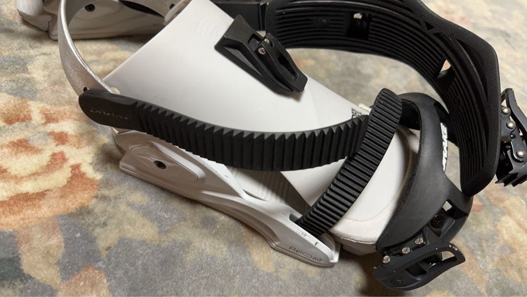 DRAKE スノーボード ビンディング ホワイト/ブラック