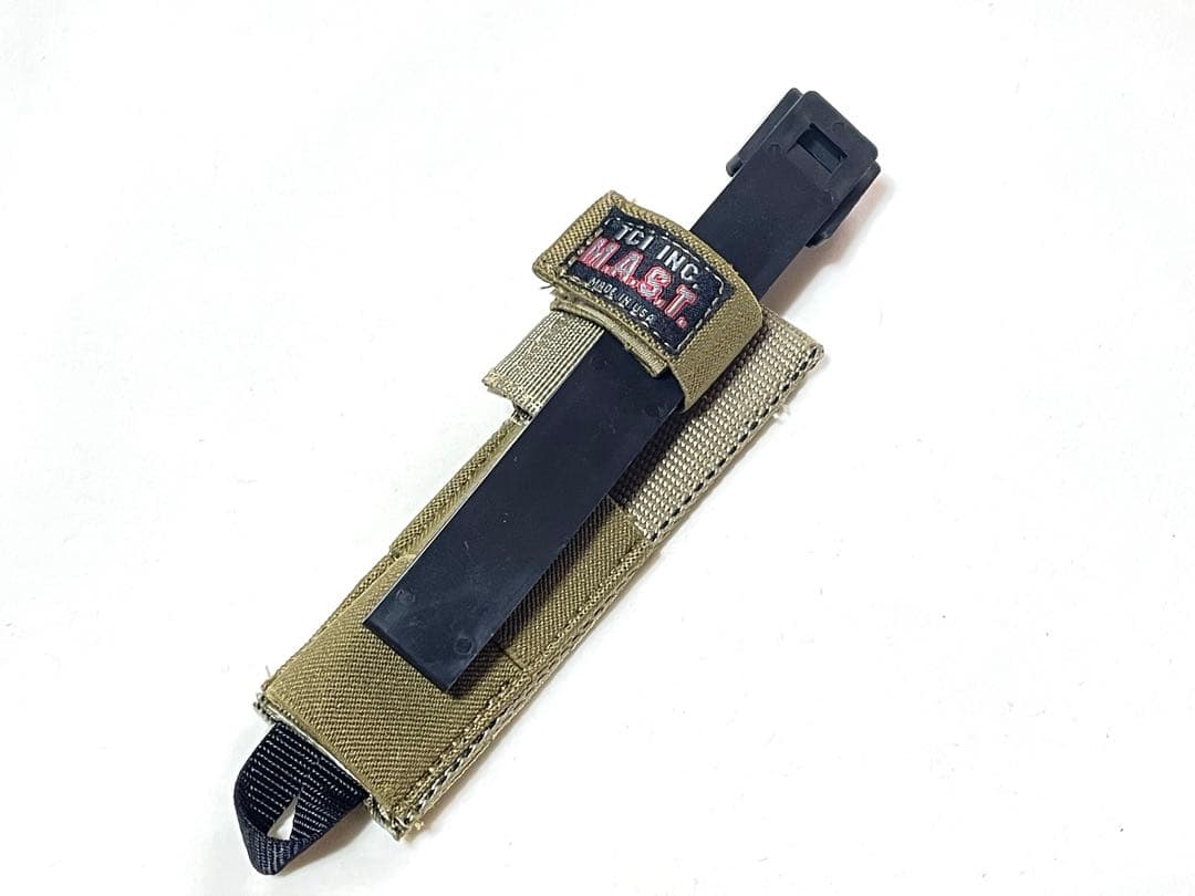 米軍実物 TCI MAST アンテナ リロケーション ポーチ ホルダー コヨーテ