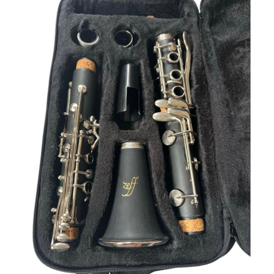 Zeff B♭ クラリネット 本体 ケース付き 初心者向け