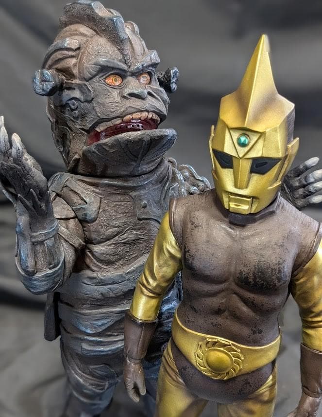 スペクトルマン＆ダストマン（ＣＣＰ）ソフビフィギュア２体セット