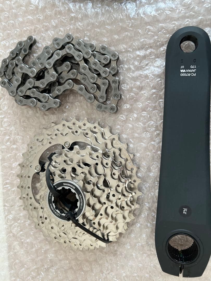 【未使用未走行】SHIMANO 105 R7000シリーズ 油圧ディスク用セット