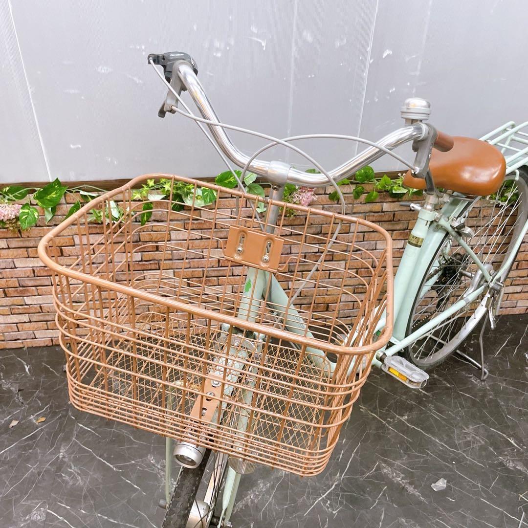 【33】一般車 ママチャリ valeriano グリーン 27インチ