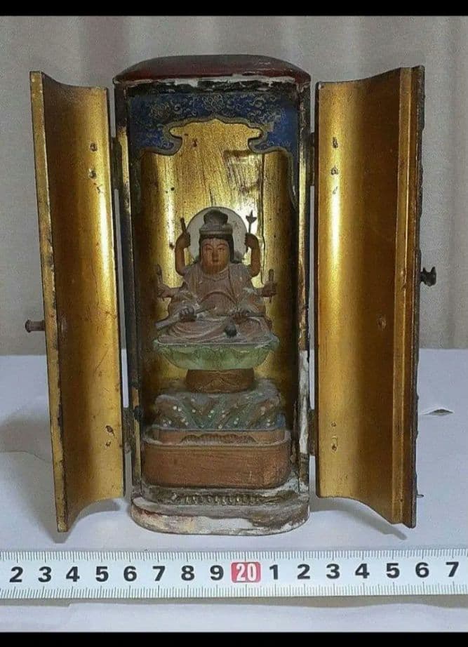 レア　厳島大弁財天御本尊大願寺　仏像　厨子