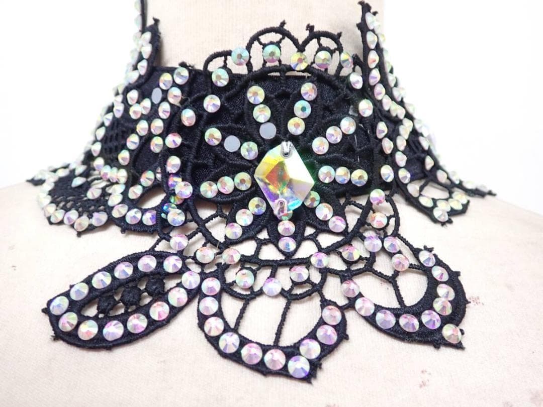 6362★美品★L★黒/グレー/グラデーション/スタンダードドレス☆社交ダンス