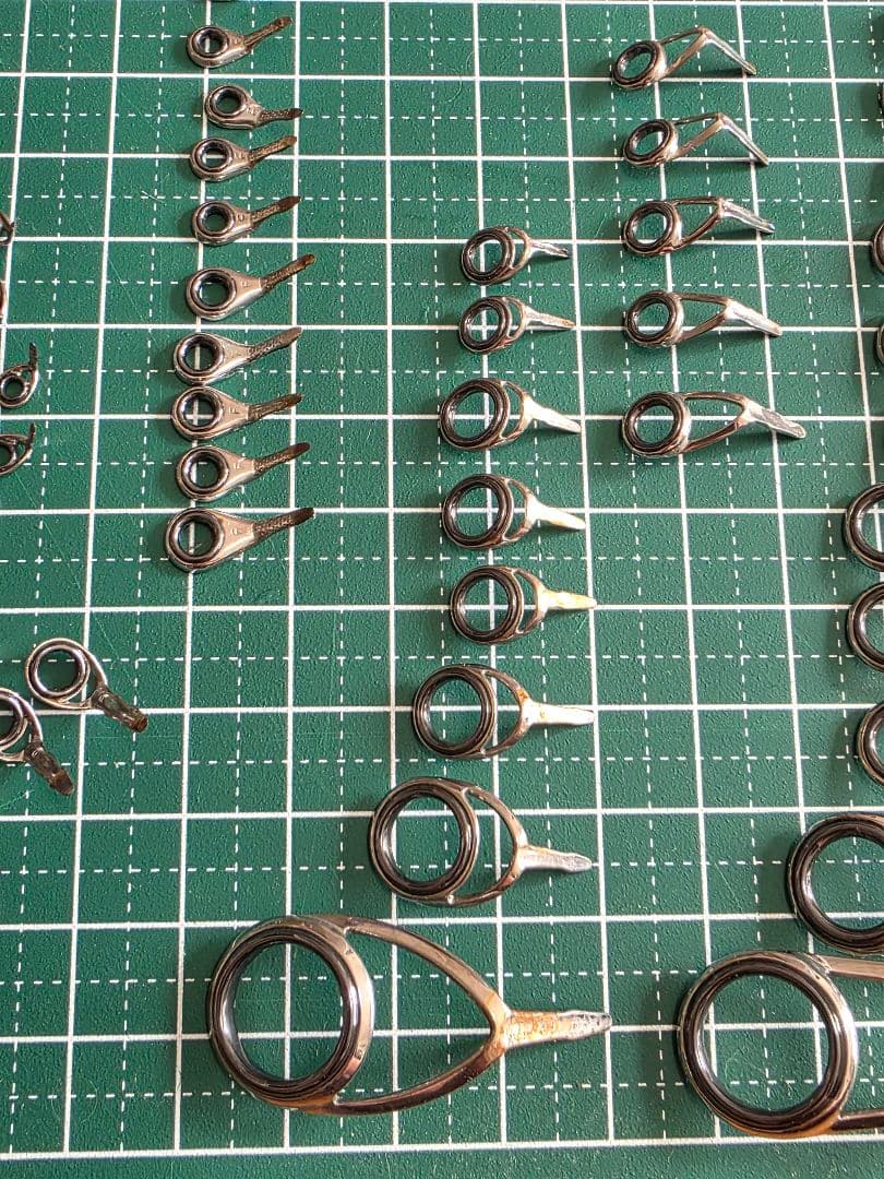 富士工業　FUJI　Sicガイド 75個セット　ロッドビルディング　補修に