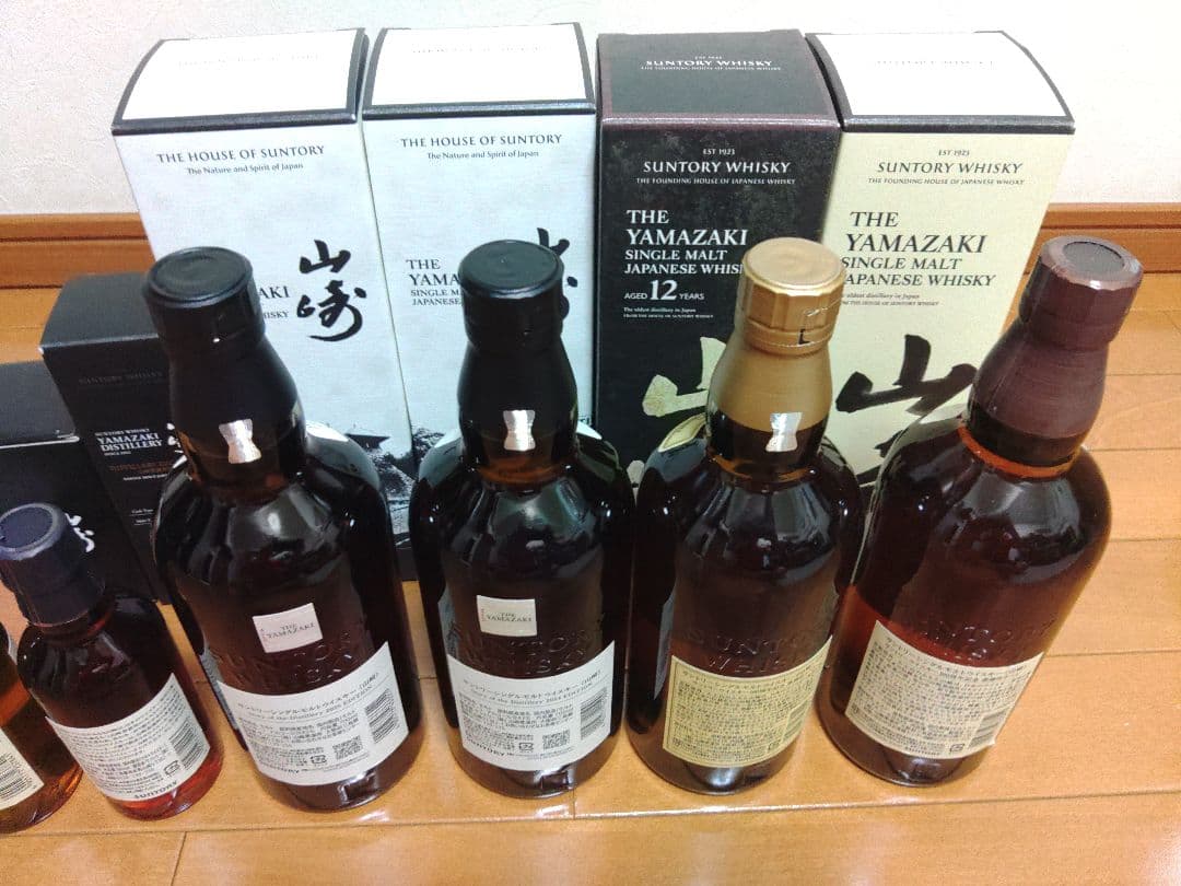 山崎12年 山崎NV 山崎蒸溜所限定 山崎2024 2025 ミニボトル 6本