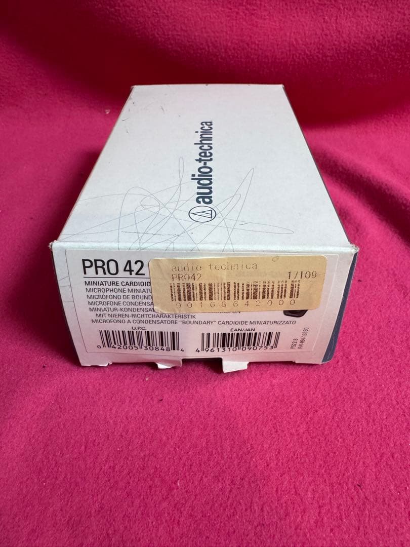 【未使用】audio-technica PRO42 コンデンサバウンダリーマイク