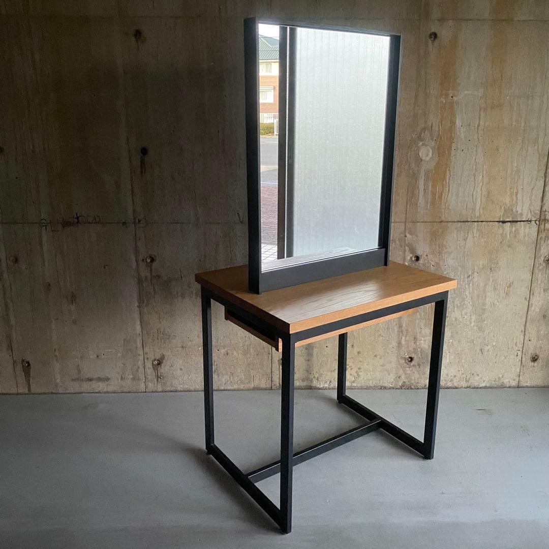 TOUGH DESIGN PRODUCT 天然木 両面ドレッサー 美容室　ミラー