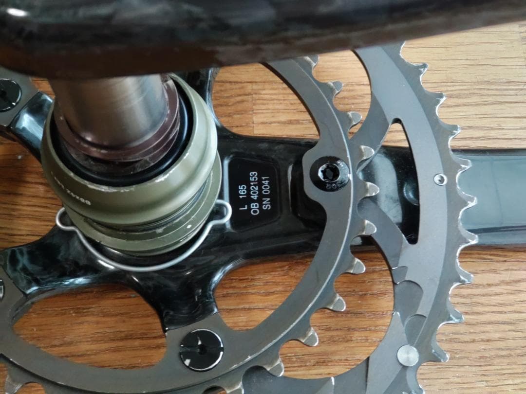 Campagnolo Athena カーボンクランク 165mm 50/34T