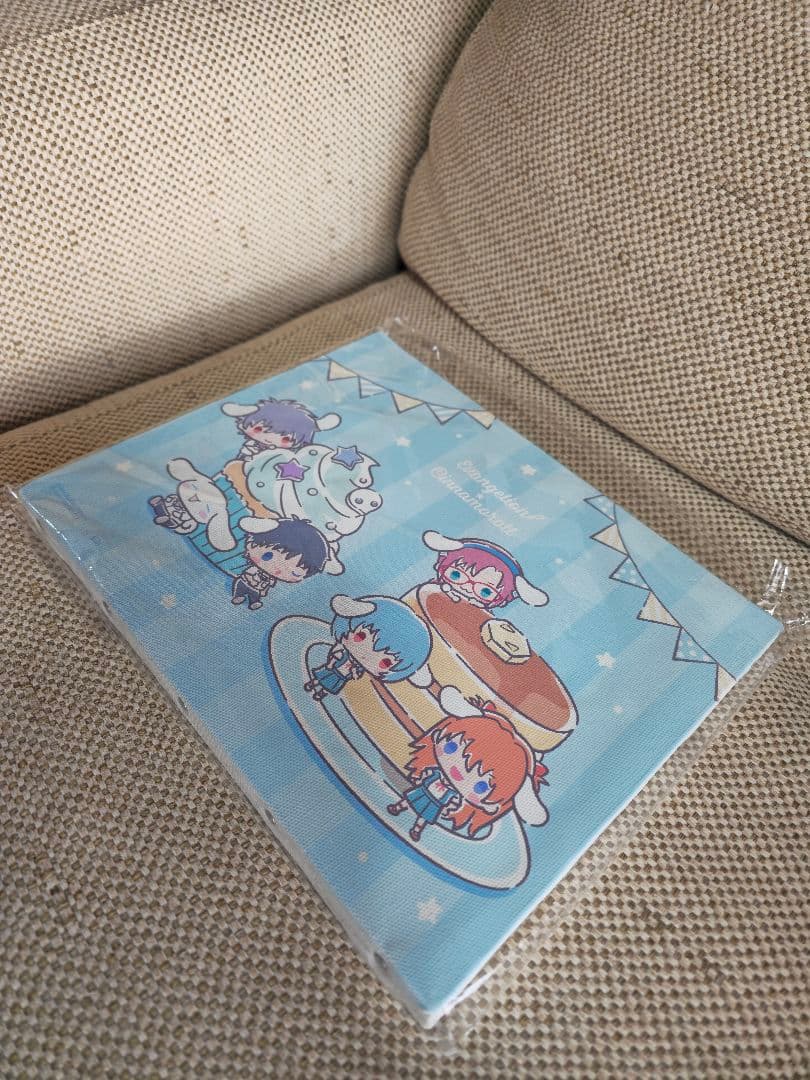 【エヴァ×シナモロール】キャンバスボード/集合イラスト（アルマビアンカ）